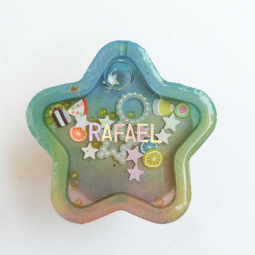Star Resin Shaker Griptok (Popsocket) /Keychain CUSTOM