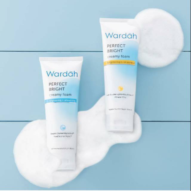 Wardah facial wash creamy foam