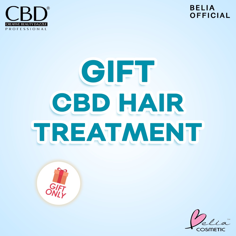 ❤ BELIA ❤ GIFT CBD Hair Treatment Series | Exclusive Pouch Hologram | Jepit Mutiara Random | GIFT