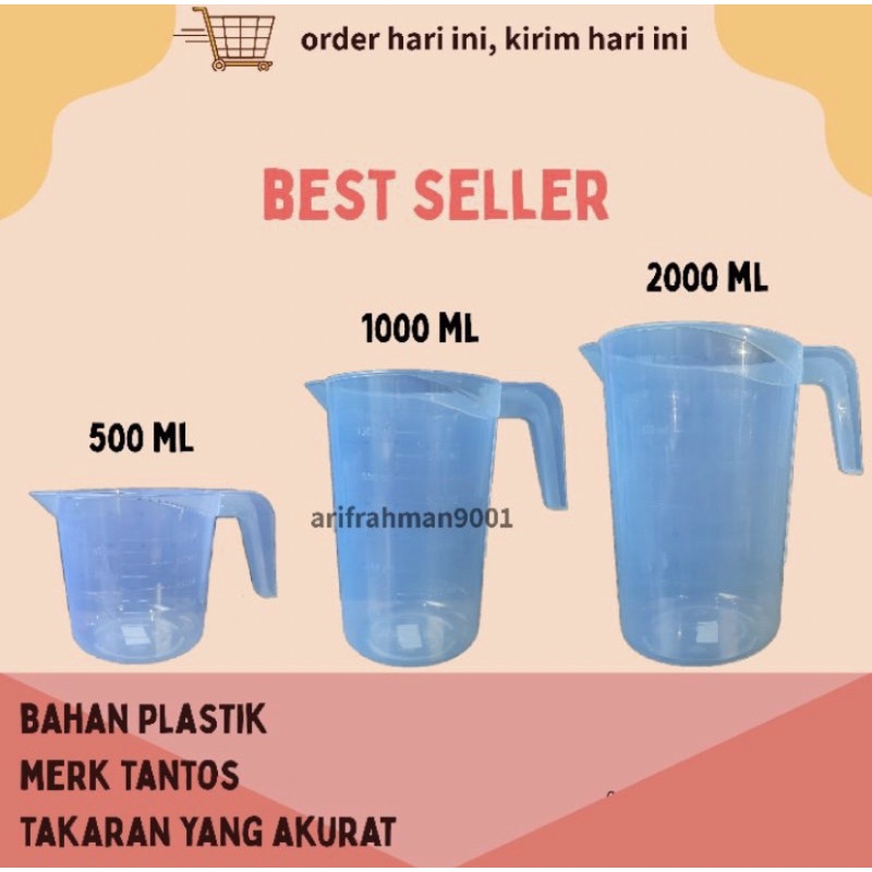 Gelas Ukur / Gelas Takar 500-1000-2000ml