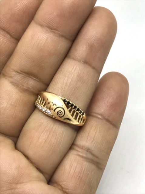 Cincin wanita //cincin grafir //cincin permata itam // cincin perhiasan  pengganti emas