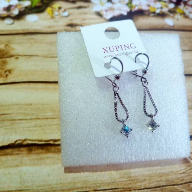 Xuping anting silver cantol jurai bulat