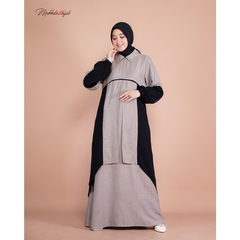 Makkata Hijab - Ameena Dress size S - Gamis - Dress Lebaran (NEW)