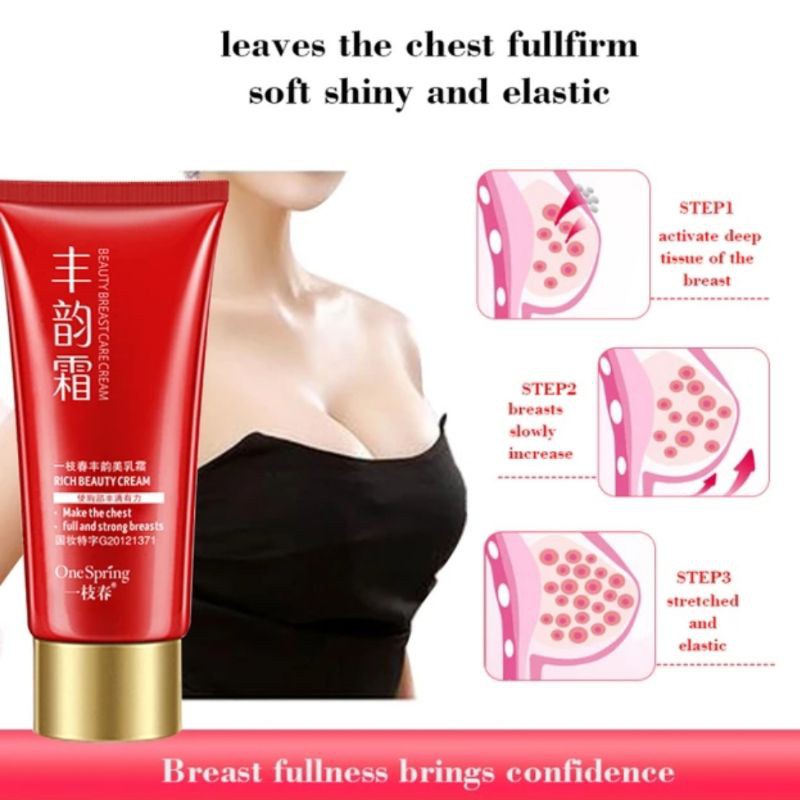 [TERMURAH] ONE SPRING BEAUTY BREAST  CREAM Breast Cream one spring Krim Pembesar payudara Pengencang Payudara Natural