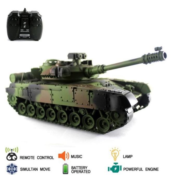 Mainan Remote Kontrol RC Tank Army Series / RC TANK