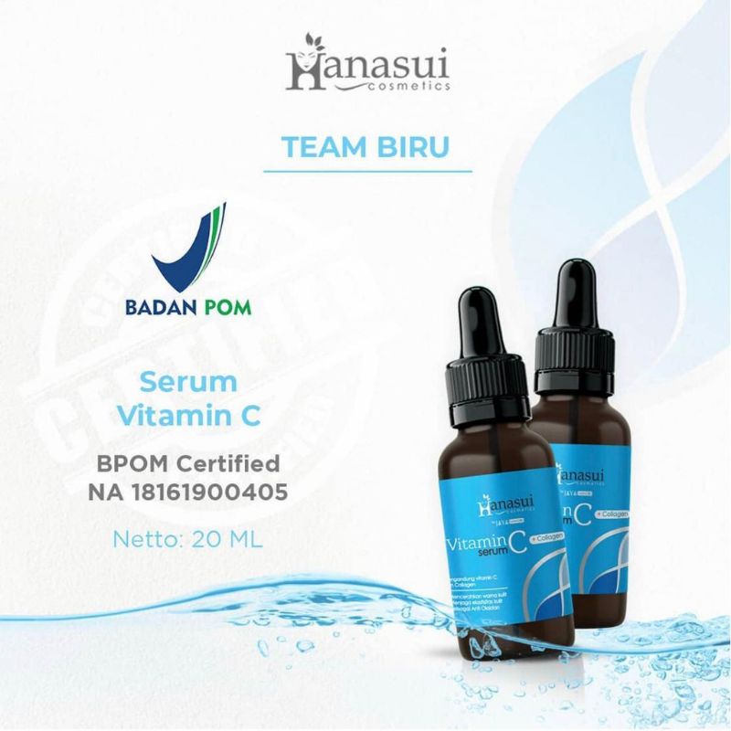 Hanasui Serum Vitamin C Collagen Biru