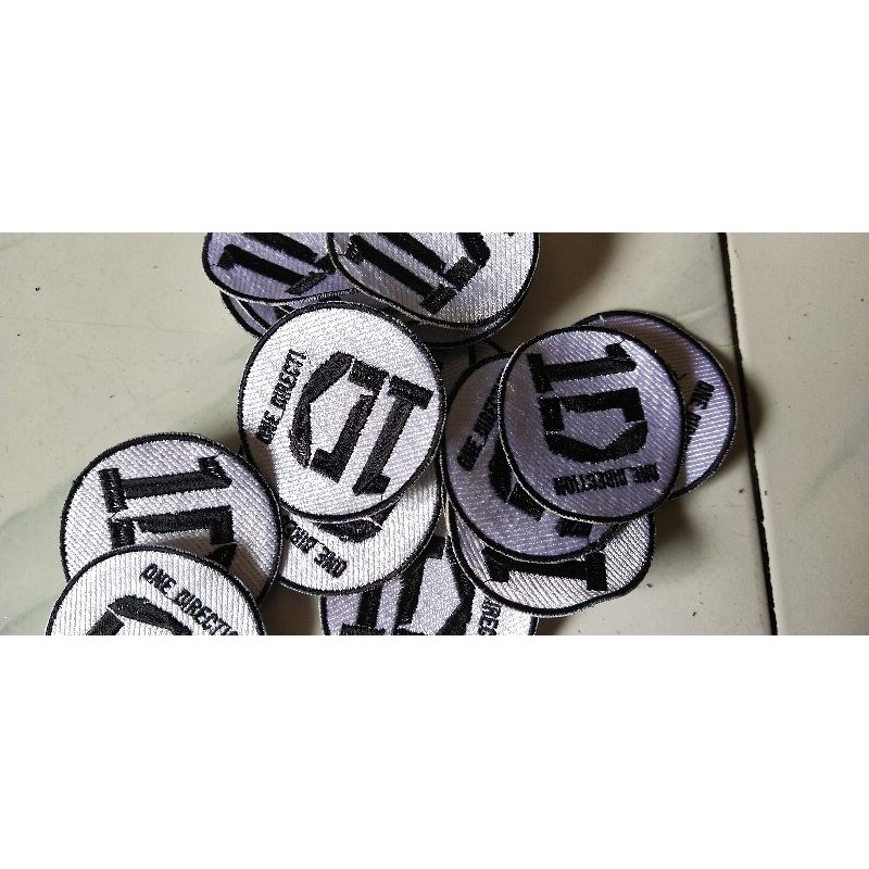 emblem patch bordir one direction