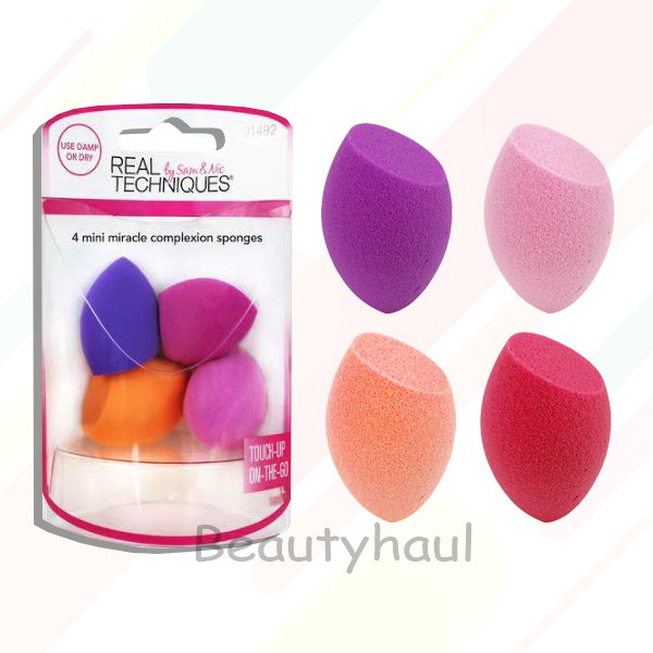 

REAL TECHNIQUES 1492 MINI Miracle Complexion Sponge (Isi 4)