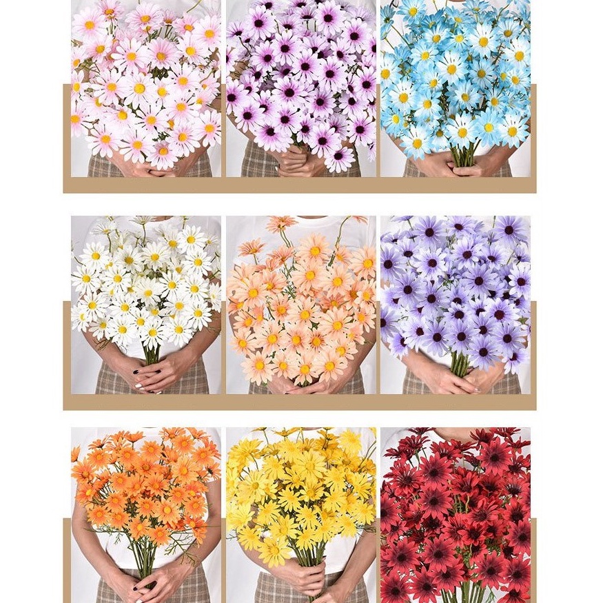 Jual Bunga Sintetis Daisy Blossom Bunga Artificial Tanaman Untuk Hias ...