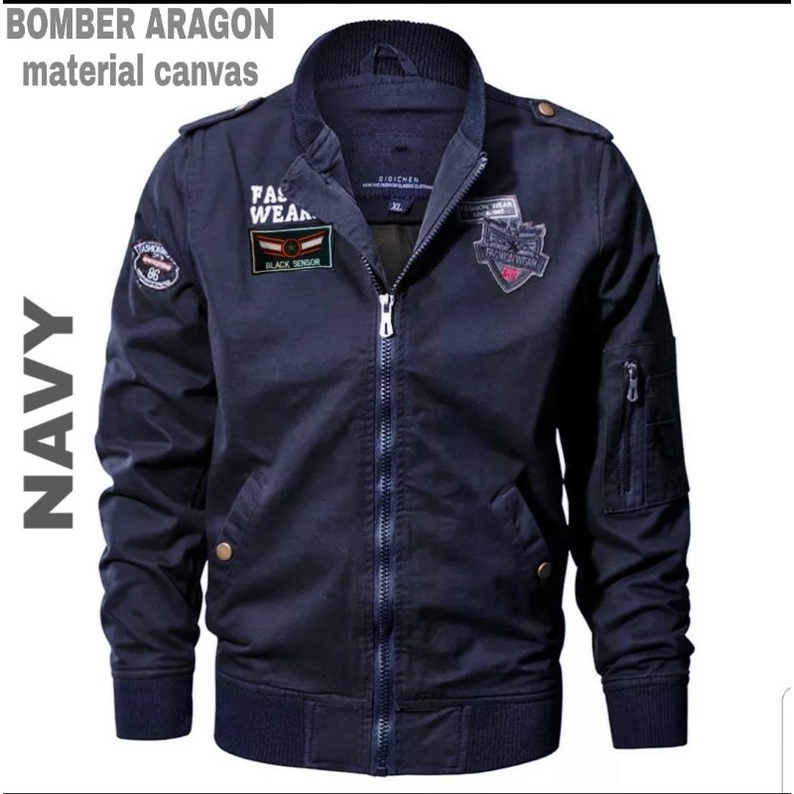 jaket bomber pria / jaket pria style aragon premium