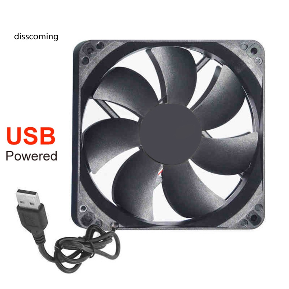 Nbj 12cm 1200rpm 5v Usb Cooling Fan Cooler For Pc Computer Case Router Set Top Box Shopee Indonesia