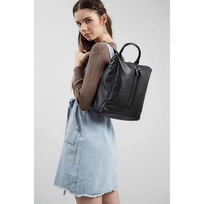 Gmv-06 New Tas Gendong Wanita Kulit Import Sintetis Tas Colm HI417  Bracini Arinie Hitam