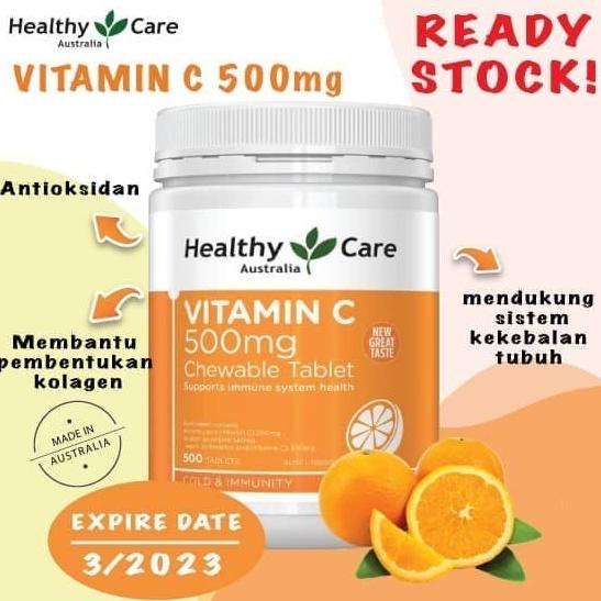 Healthy Care Vitamin C 500Mg 500 Tablet - Vitamin C