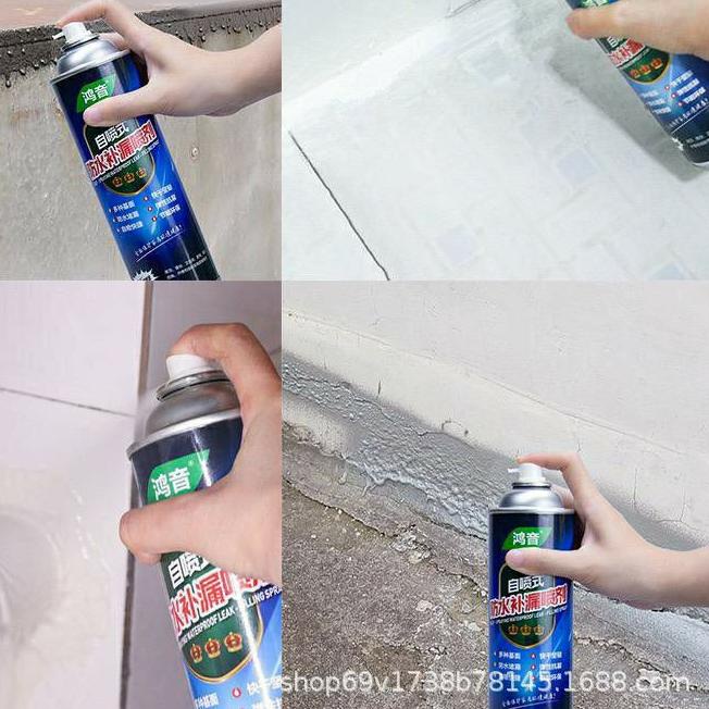 ☁ Spray Ajaib Anti Bocor Waterproof 700ml - Spray Tambal Anti Air - Gori - Leak King ➫