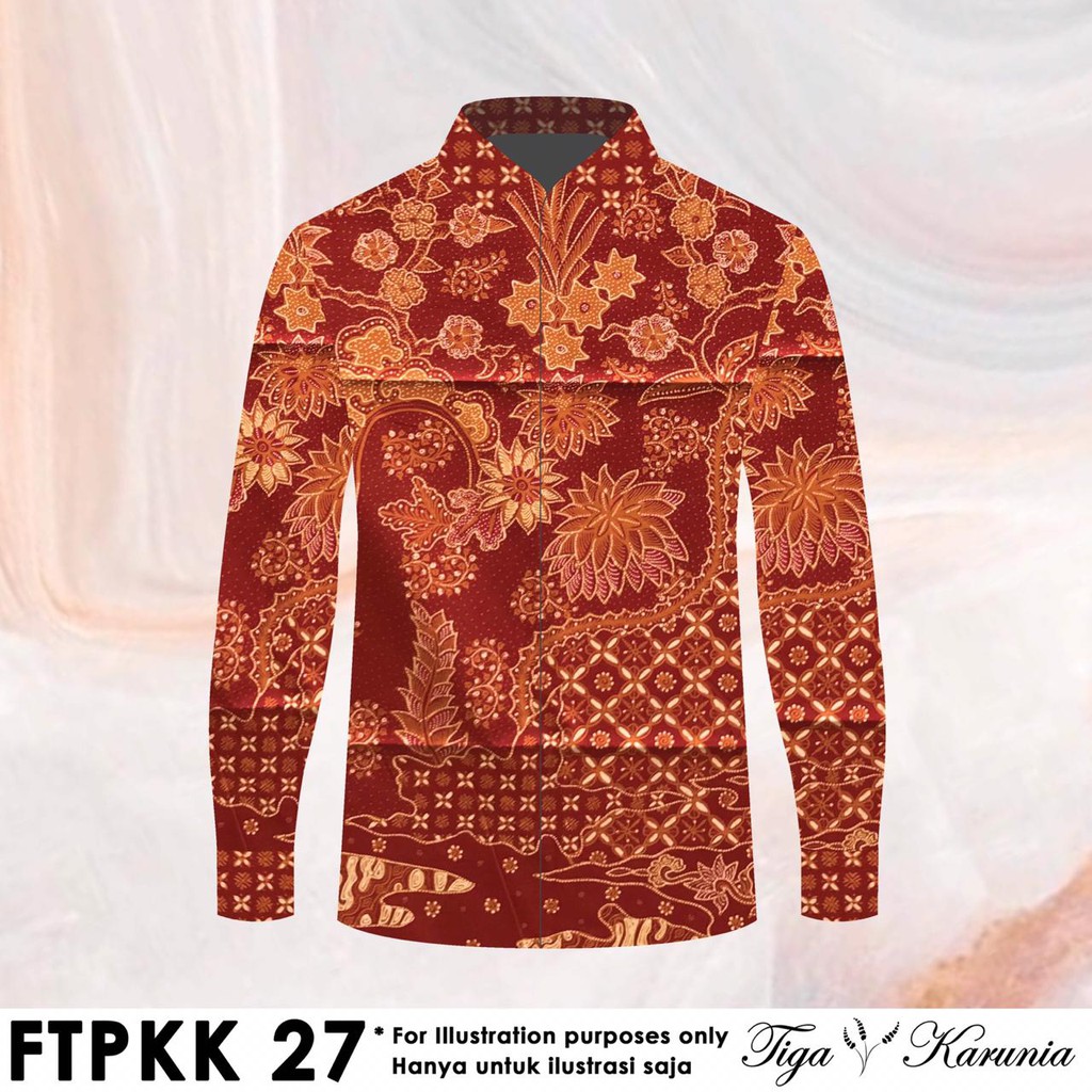 Kain Batik FULL TULIS 100% Original Asli Solo Bahan Katun Halus Premium POLA FTPKK27