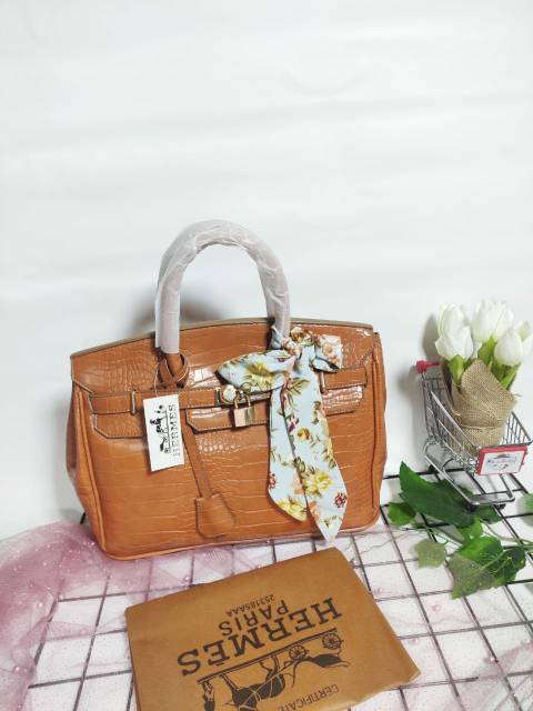 HB croco size 30 tas wanita termurah tas fashion bisa di slempang tas wanita slempang