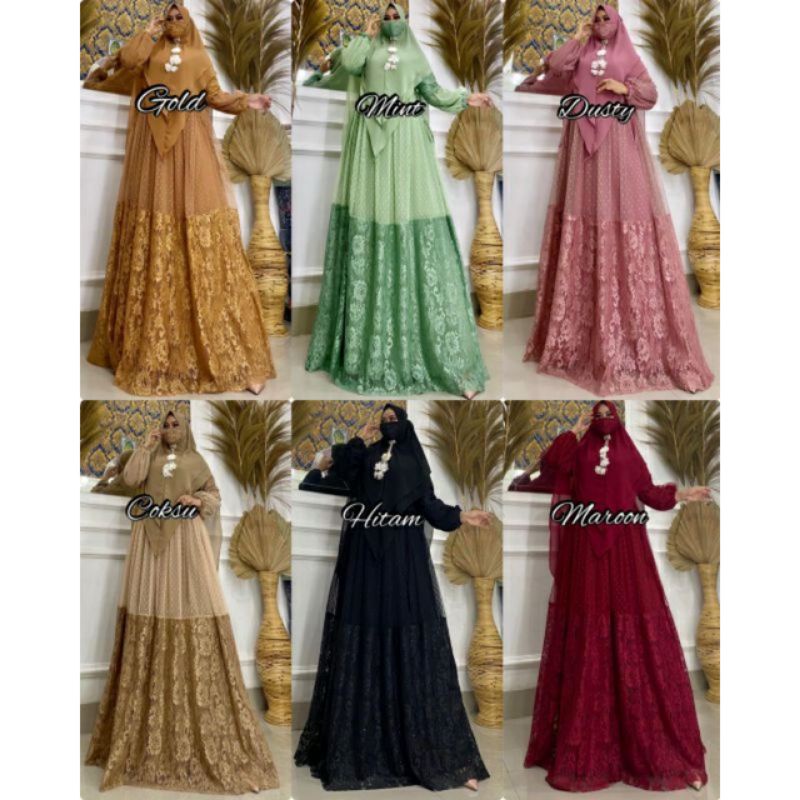 TERBRUGAMIS SYARI BROKAT/GAMIS SYARY PREMIUM/GAMIS SYARI MEWAH