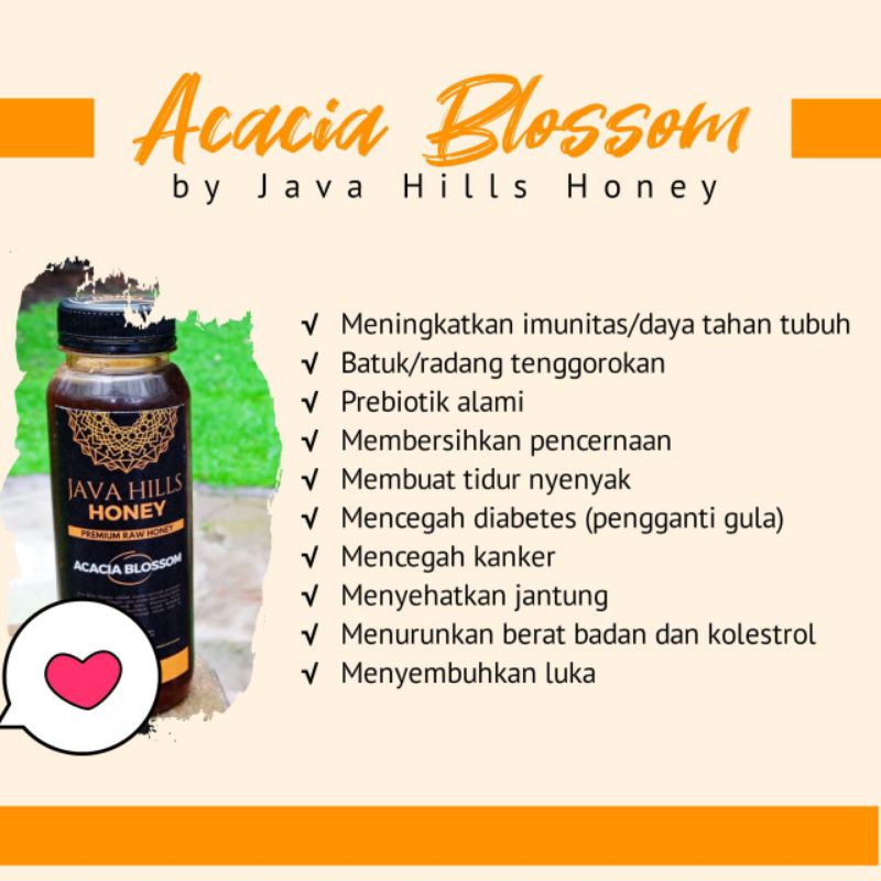 

acacia blossom honey javahillshoney