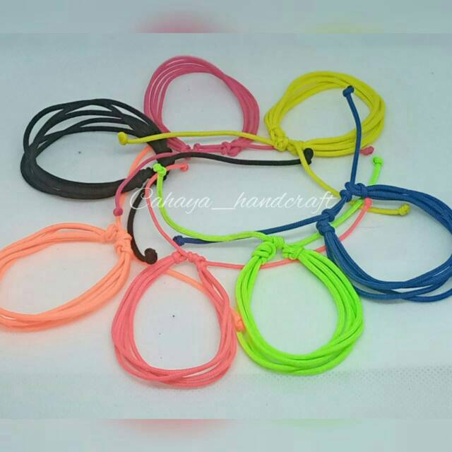 Gelang Tali Polos 5 Rangkap Harga Grosir