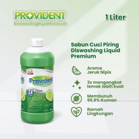 [COD] Provident Sabun Cuci Piring 1 Liter Wangi Extract Jeruk Nipis Bahan Anti Bakteri Bekerja Lebih Cepat Mengangkat Lemak Membandal