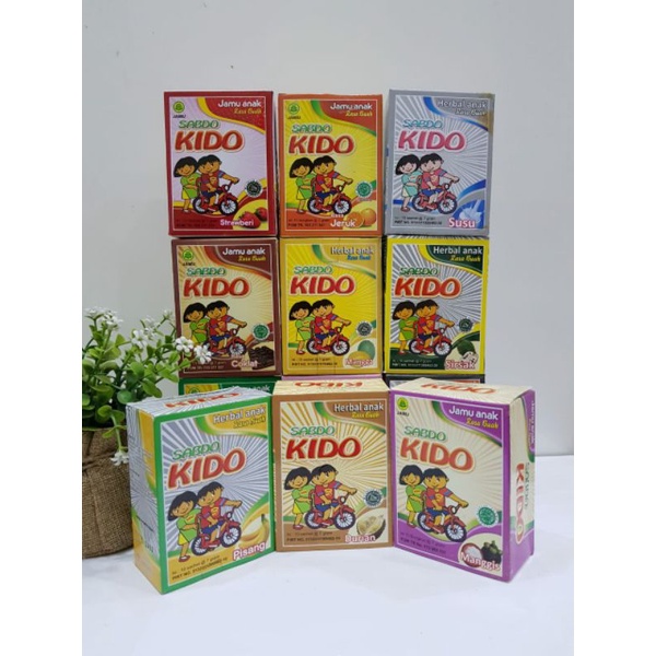 

Jamu Anak Sabdo Kido Berbagai Rasa (1 pack isi 10 Sachet)