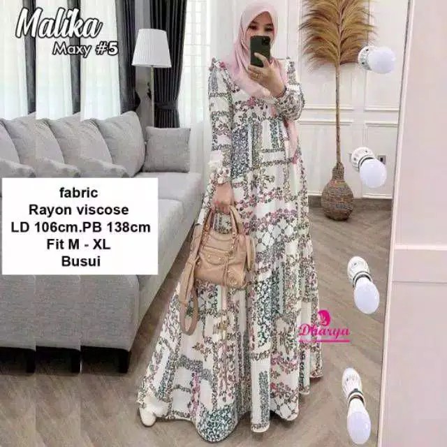 [COD] GAMIS RAYON VISCONE / MALIKA MAXY BY DHARYA | MALIKA MAXY / GAMIS HILYA ORI GLZ