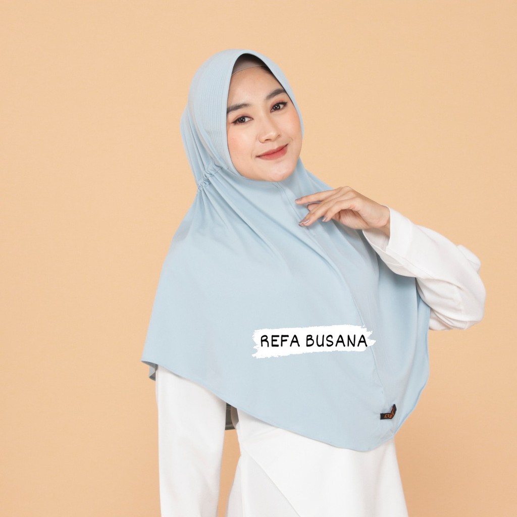 Jilbab Instan Kerudung Instan Jilbab Bergo Jersey Premium Sarah-7