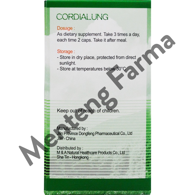 Cordialung - Obat Kesehatan Paru-Paru