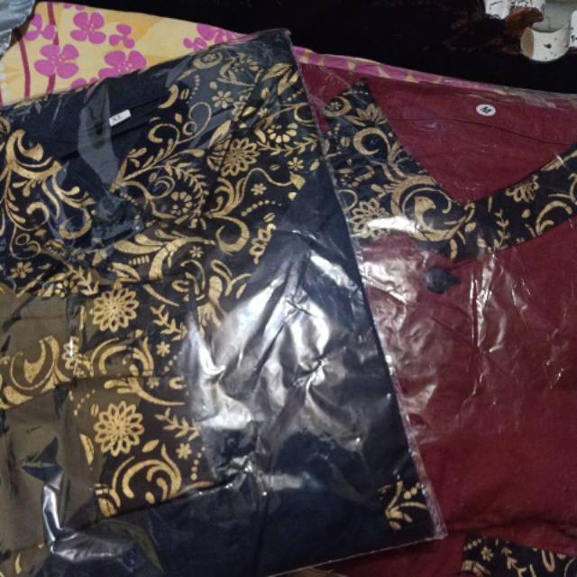 Kemeja Batik Pria Ppbtk07 Modern Lengan Panjang Casual Modis Trendy Masa Kini M L Xl Asli Pekalongan