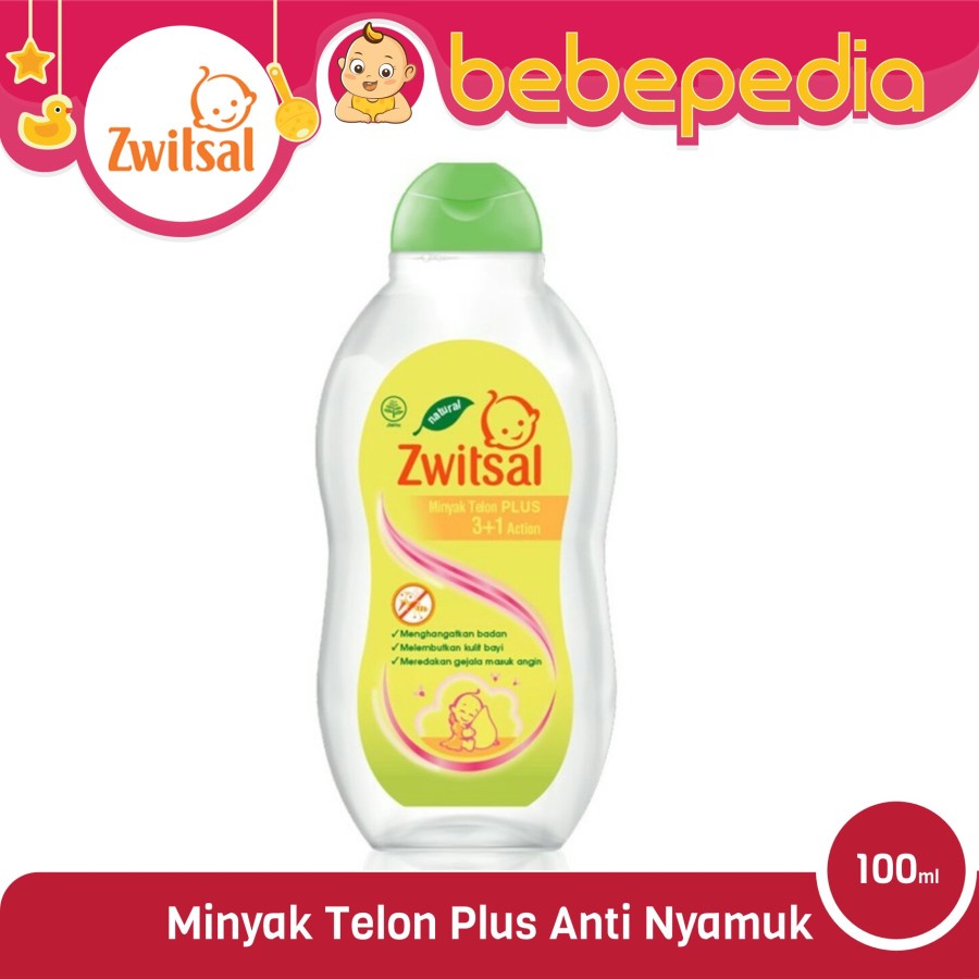 ZWITSAL NATURAL BABY MINYAK TELON PLUS 100ML