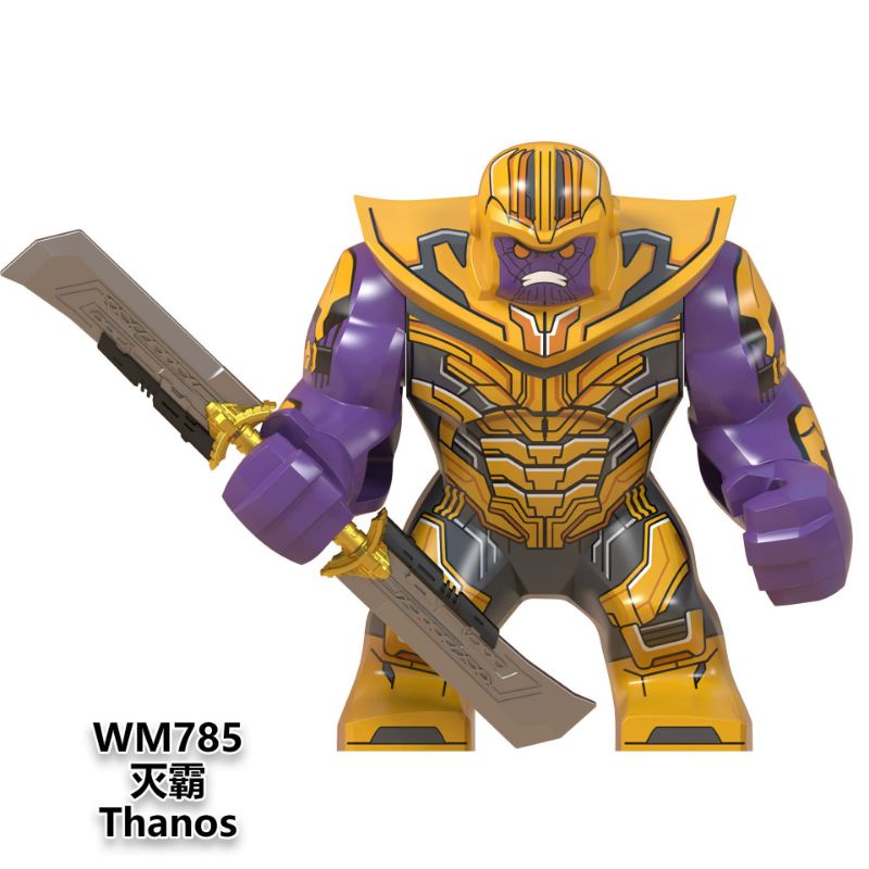 Mainan Anak Lego Iron Man Minifigure Murah WM6063 Ironman Minifigures Marvel Avengers Bricks Figure doctor strange wasp antman warmachine scarlet witch thor superman-Thanos WM785