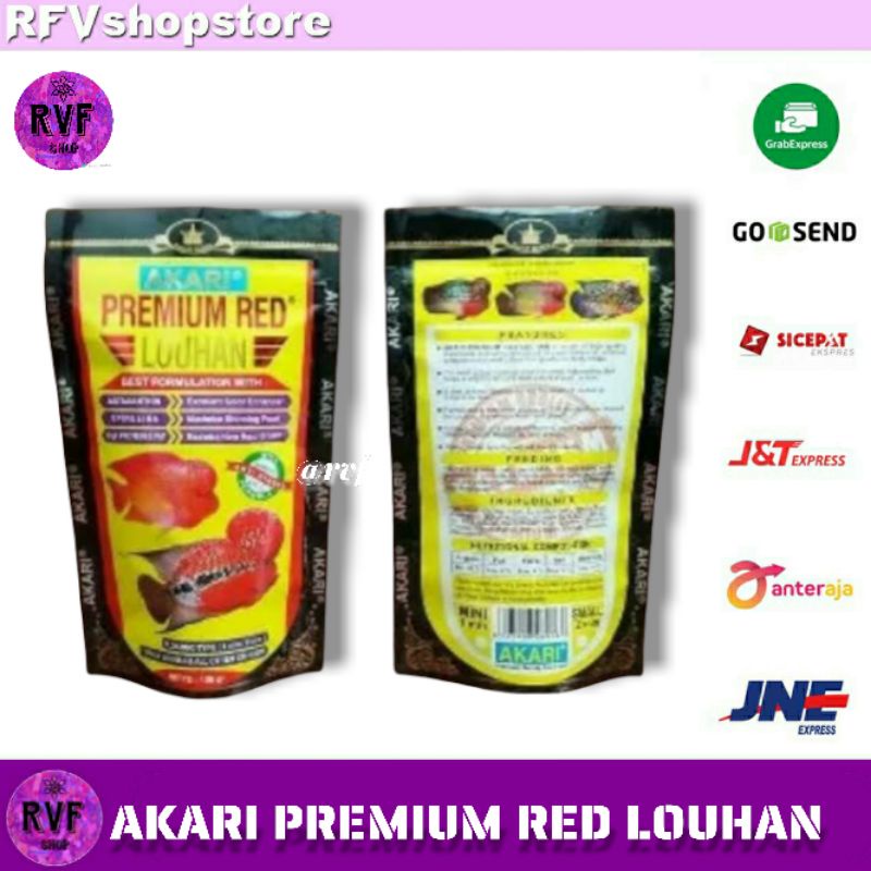 

AKARI PREMIUM RED LOUHAN lohan merah makanan pakan pelet pelet ikan