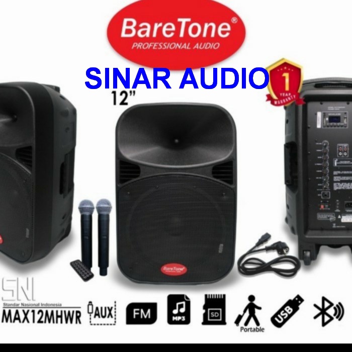 Baretone PORTABLE Speaker MAX12MHWR MEETING BARETONE 12 MHWR Original