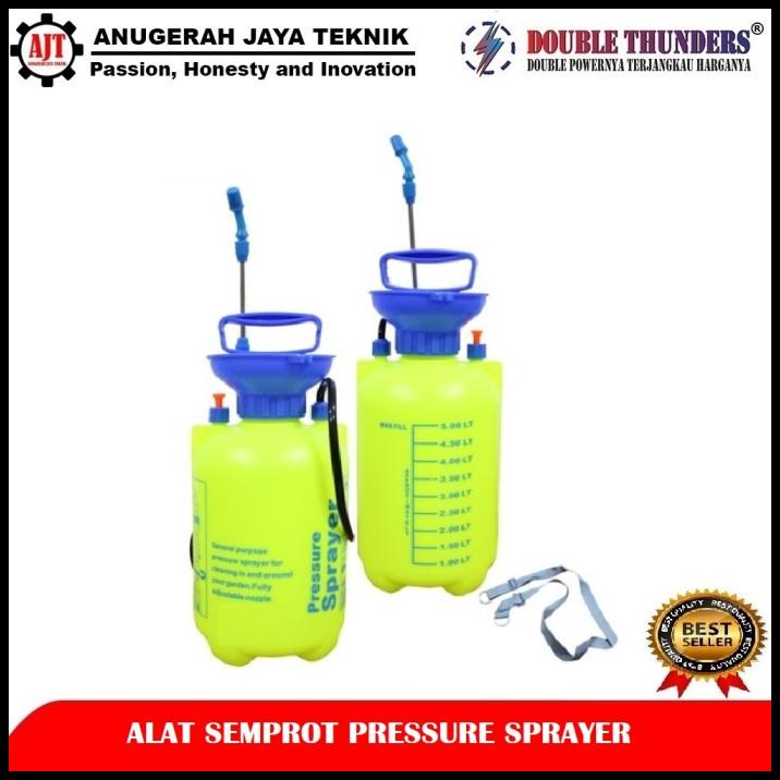 Pompa Kocok / Semprotan Sprayer Pressure Sprayer Sprayer Gendong 5Ltr