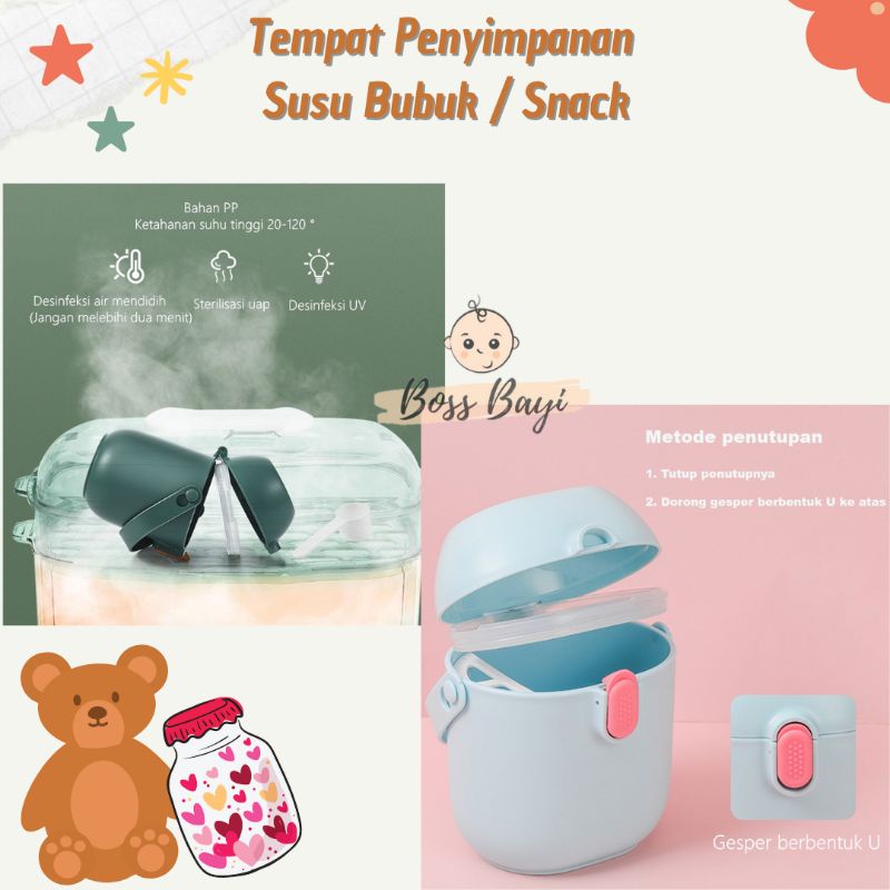 BOSS BAYI - Tempat Penyimpanan Susu Bubuk / Milk Powder Container