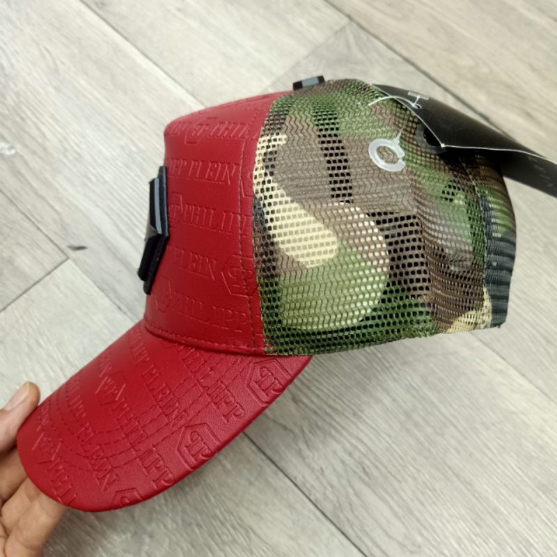 Topi P Plein Red Army Topi Baseball Jaring Super Premium Quality