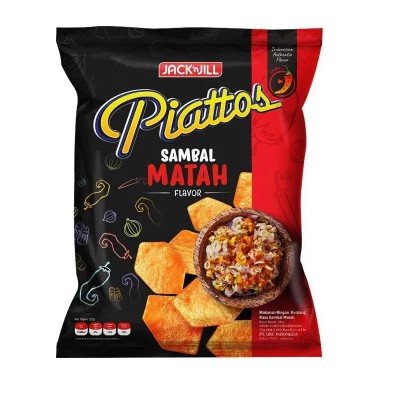 

Makanan Ringan Piattos Sambal Matah 68 g