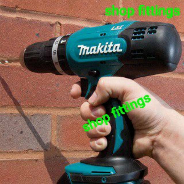 Makita DHP Bor Beton Baterai 18 Volt 3 Amp Cordless Hammer Driver Drill DHP453 SFX8