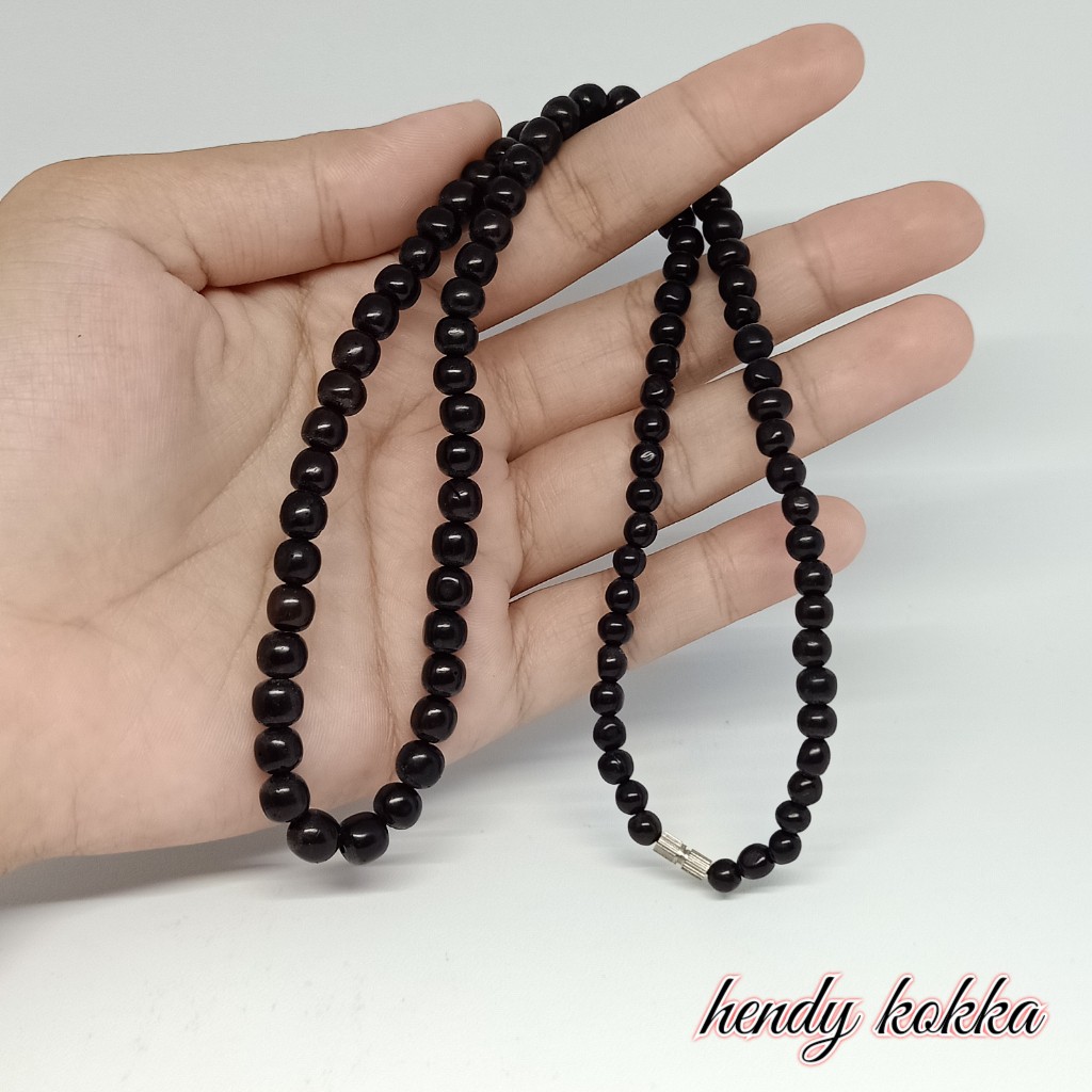 Kalung kokka kaukah bulat polos