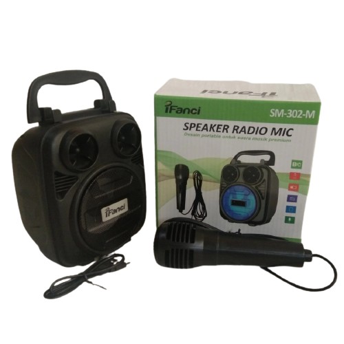 Speaker Aktif Speaker Karaoke Bluetooth Plus Mic Single Speaker Lengkap