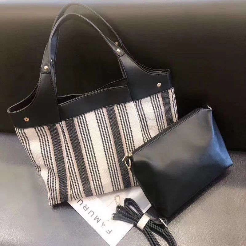 Tas Totebag Strip wanita