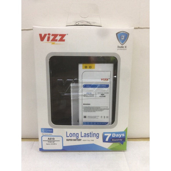 batre baterai vizz Samsung A310 A3 2016 capacity:2300mAh