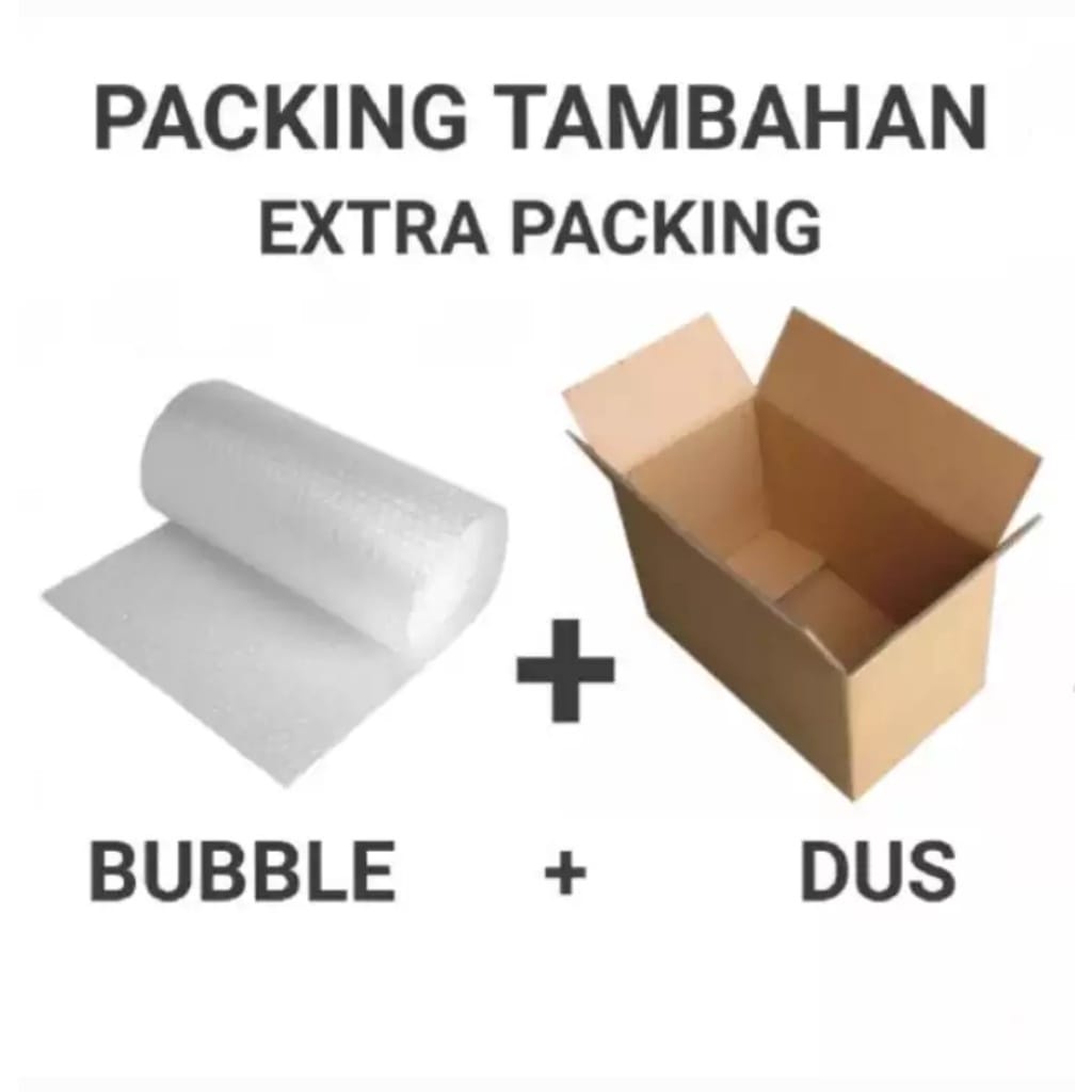 

Packing Tambahan Kardus dan Bubble Wrap