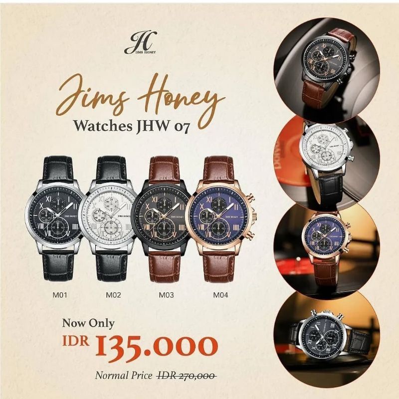 JIMS HONEY Timepiece JHW 07