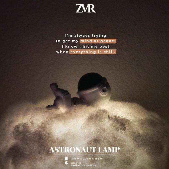 [ZEVER] Cloud Astronaut Lamp|Lampu Tidur|Lampu Astronaut RGB|RGB Lamp ready