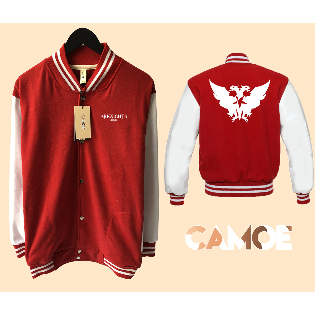 Jaket Baseball Varsity Arknights Ursus Empire Logo