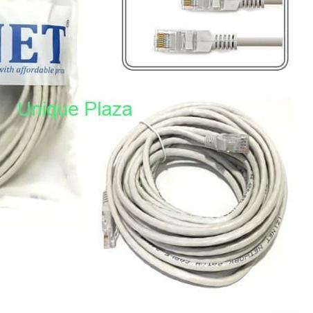 IZINET KABEL LAN UTP CAT.5E 10 METER SIAP PAKAI