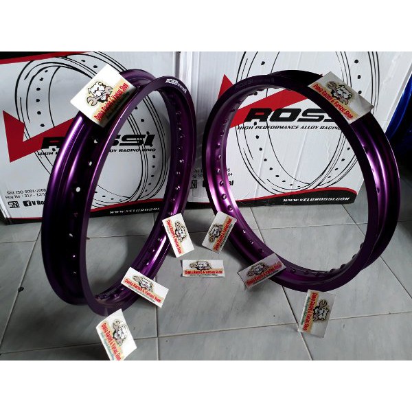 BRILIANT!!! Velg Rossi 185-215 ring 17 blue dark.Velg lebar 185-215 ring 17
