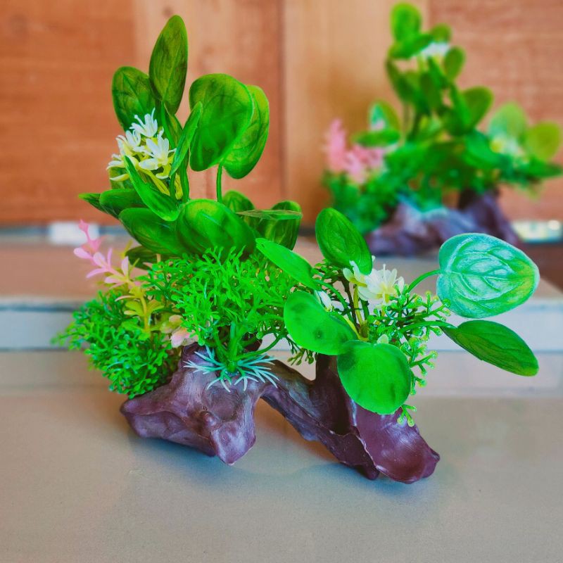 Tanaman Plastik Import Hiasan Dekorasi Aquarium Aquascape SAKKAI PRO No.22 H