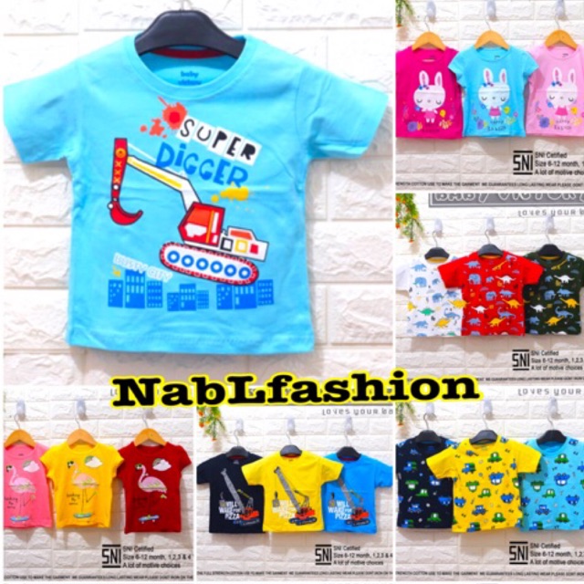 Ecer dan grosir Kaos anak baby victory untuk anak laki dan perempuan 1 - 5 tahun nablfashion